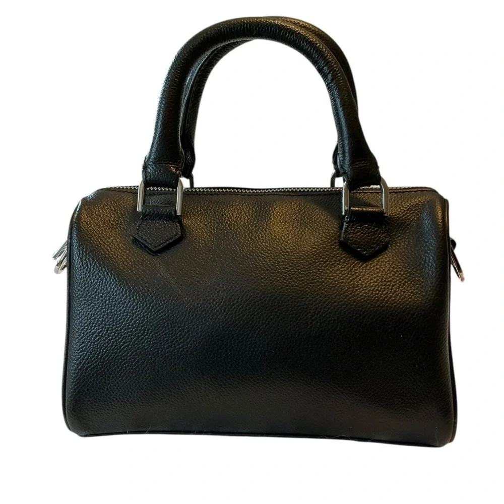 ZADIG & VOLTAIRE Sunny XS Leather Crossbody Bag Black $448 Retail - Picture 8 of 16